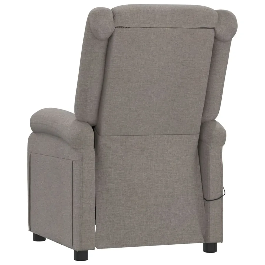 Fauteuil inclinable électrique Taupe Tissu - 6