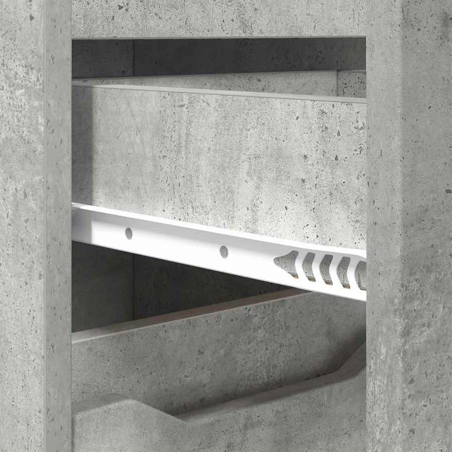 Cabinet de salle de bain Gris béton 30,5 x 30 x 101 cm - 8