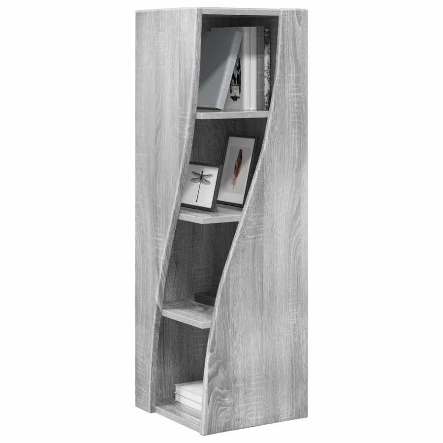 Meuble d'angle Gris Sonoma 32x32x102cm Bois d'ingénierie - 3