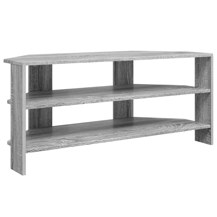 MeubleTVd'Angle Gris Sonoma 102x40,5x45cm Bois d'ingénierie - 2