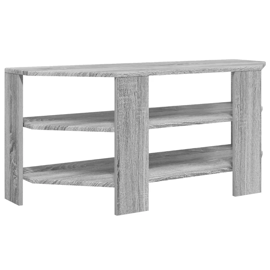 MeubleTVd'Angle Gris Sonoma 102x40,5x45cm Bois d'ingénierie - 7