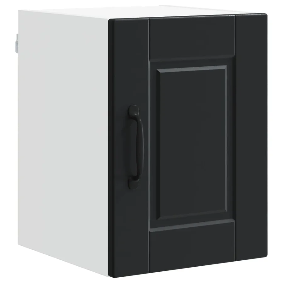 Meuble mural PORTO 2 pcs Noir 30 x 31 x 40 cm Bois d'ingénierie - 5