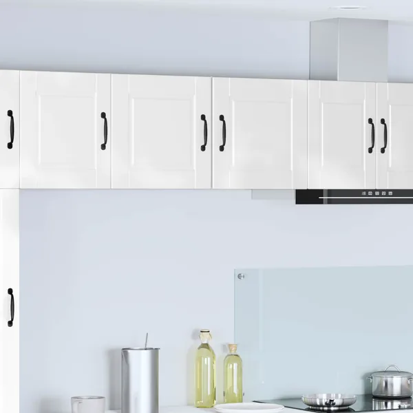 Meuble mural PORTO 2 pcs Blanc brillant 40 x 31 x 40 cm