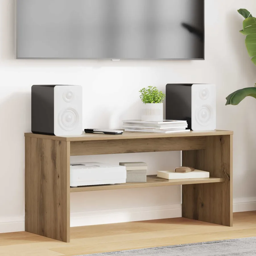 Meuble TV 80 x 35 x 40 cm Chêne artisanal Bois d'ingénierie