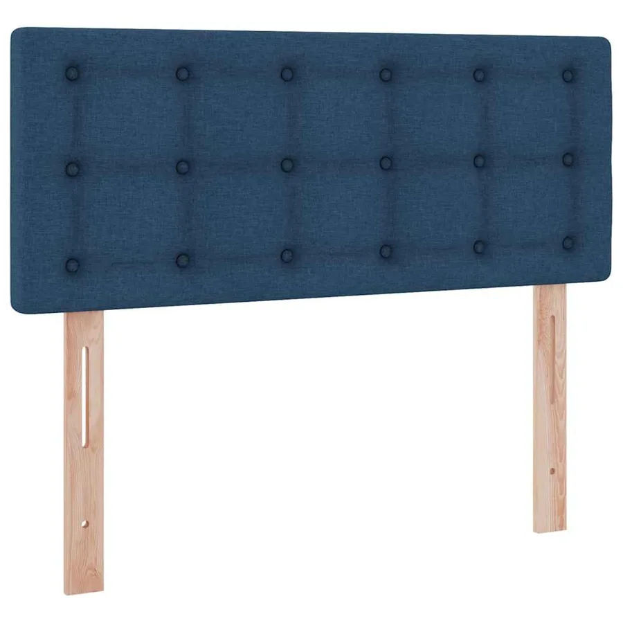 Lit de rangement LED avec matelas Bleu 120 x 200 cm Tissu - 10