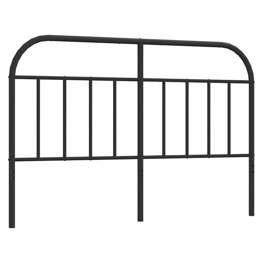 Tête de lit de remplacement métal noir 135 cm - 2