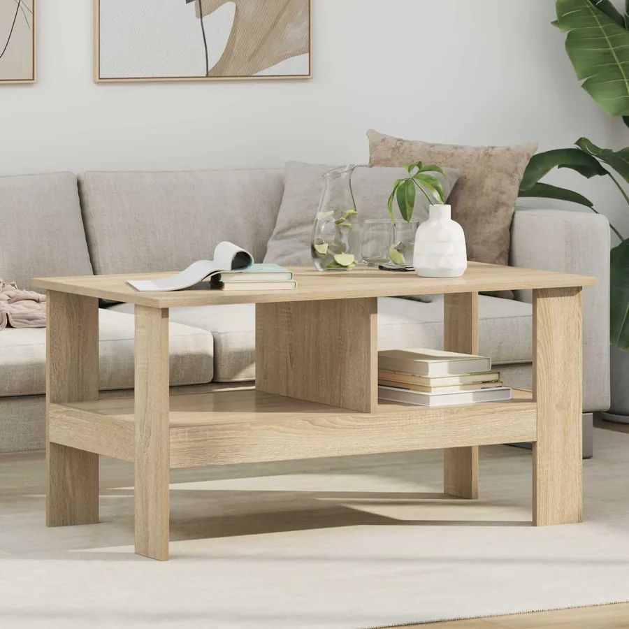 Table basse Chêne Sonoma 90 x 50 x 45 cm Bois d'ingénierie