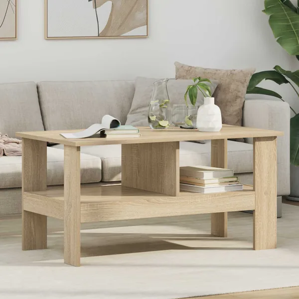 Table basse Chêne Sonoma 90 x 50 x 45 cm Bois d'ingénierie