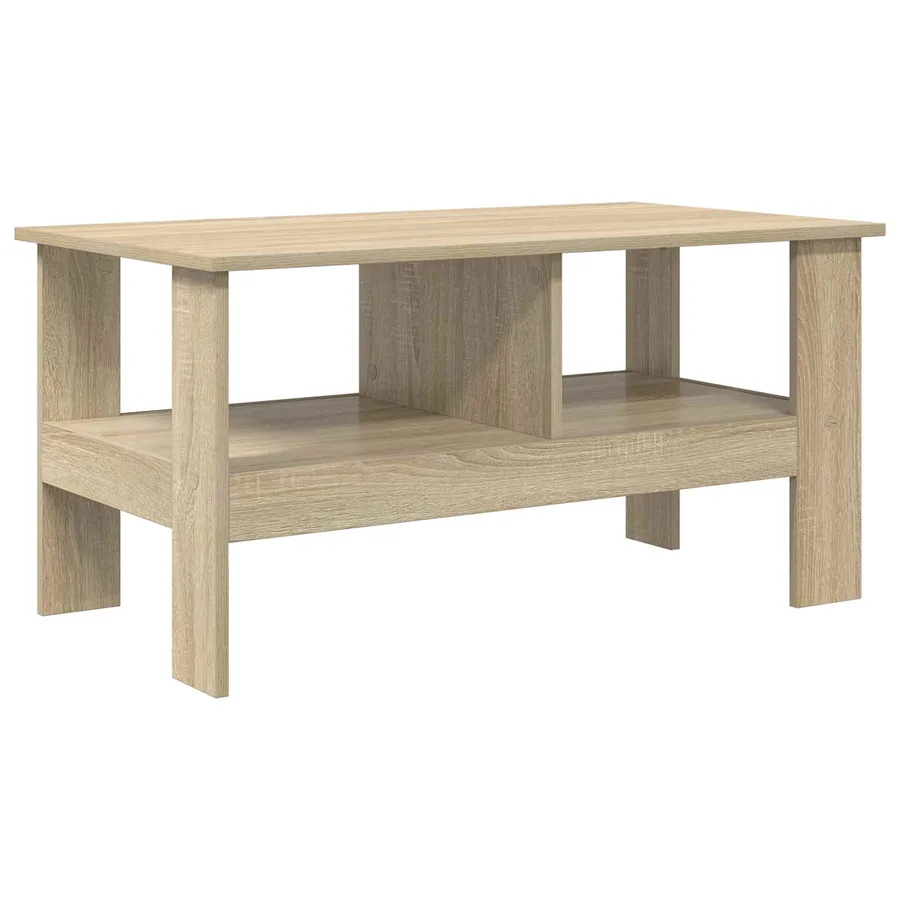Table basse Chêne Sonoma 90 x 50 x 45 cm Bois d'ingénierie - 2