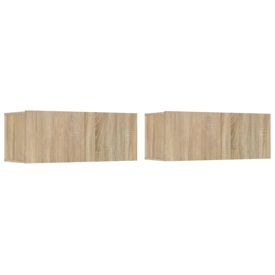 Ensemble de meubles TV 5 pcs Chêne sonoma Bois d'ingénierie - 7
