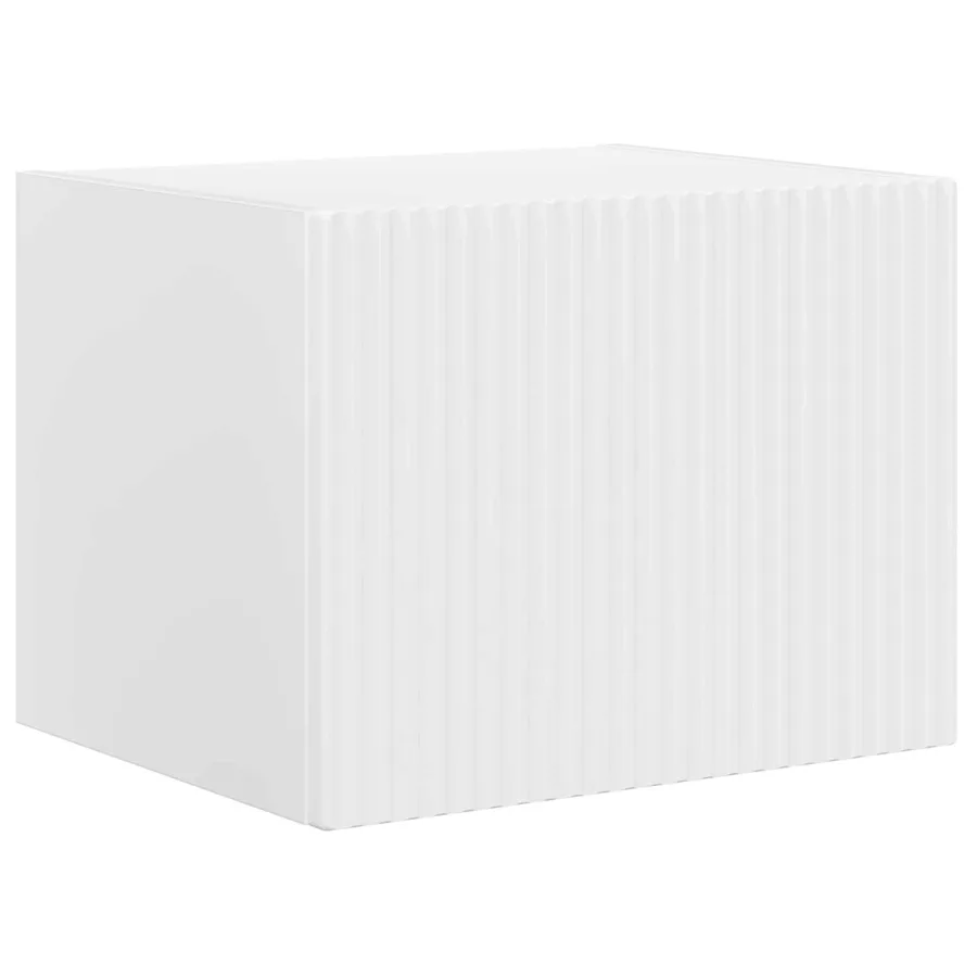 Ensemble de meuble TV mural Montage mural 6 pcs Blanc - 6