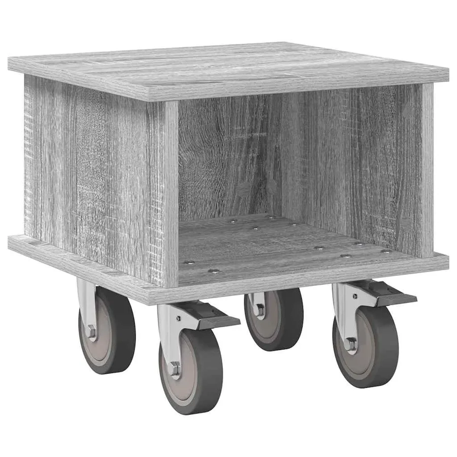 Meuble TV Gris Sonoma 37 x 35 x 35 cm Bois d'ingénierie - 2