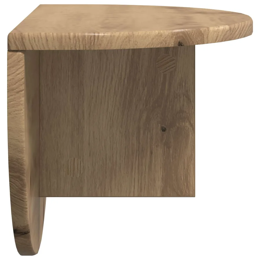 Étagère Murale Montage mural 2 pcs Chêne artisanal - 7