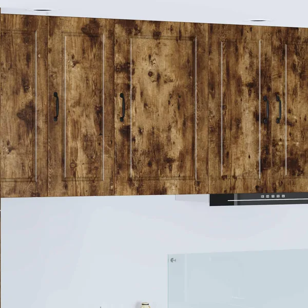 Meuble mural PORTO Chêne fumé 50 x 31 x 80 cm Bois d'ingénierie