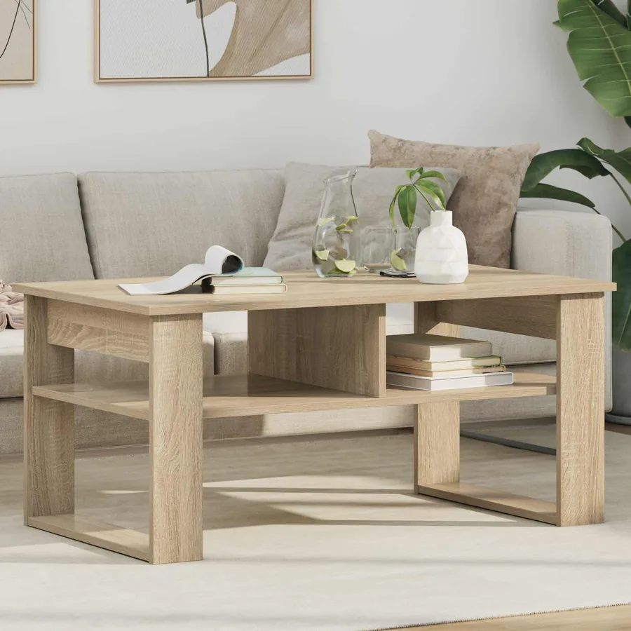 Table basse Chêne Sonoma 96 x 54 x 44 cm Bois d'ingénierie