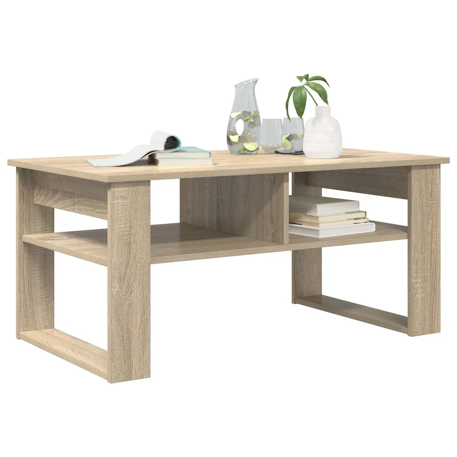 Table basse Chêne Sonoma 96 x 54 x 44 cm Bois d'ingénierie - 3