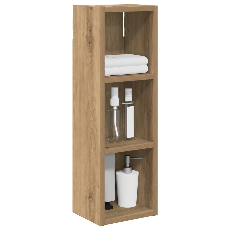 Armoire murale de salle de bain Chêne artisan 20 x 16 x 62,5 cm - 3
