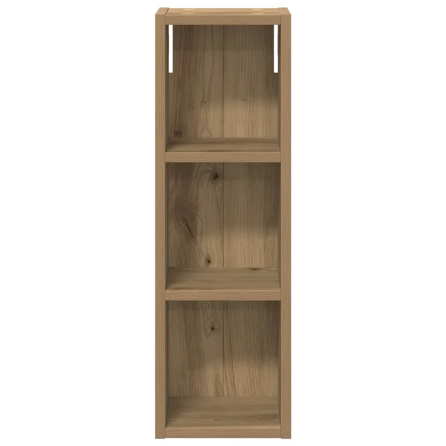 Armoire murale de salle de bain Chêne artisan 20 x 16 x 62,5 cm - 6
