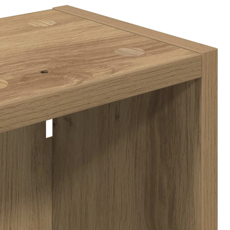 Armoire murale de salle de bain Chêne artisan 20 x 16 x 62,5 cm - 9