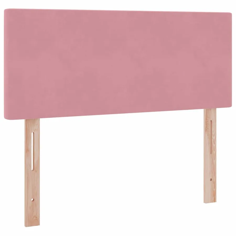 Lit de Rangement avec matelas Rose 120 x 200 cm Velours - 9