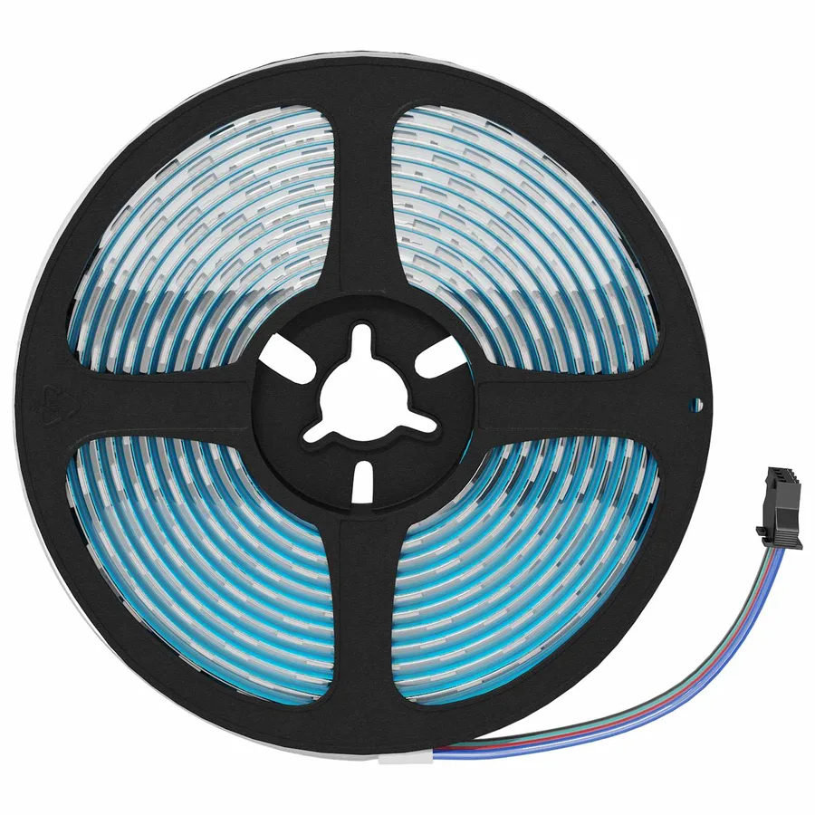 Bande LED 2 pcs Noir et Transparent 3000 mm Cuivre et plastique - 3