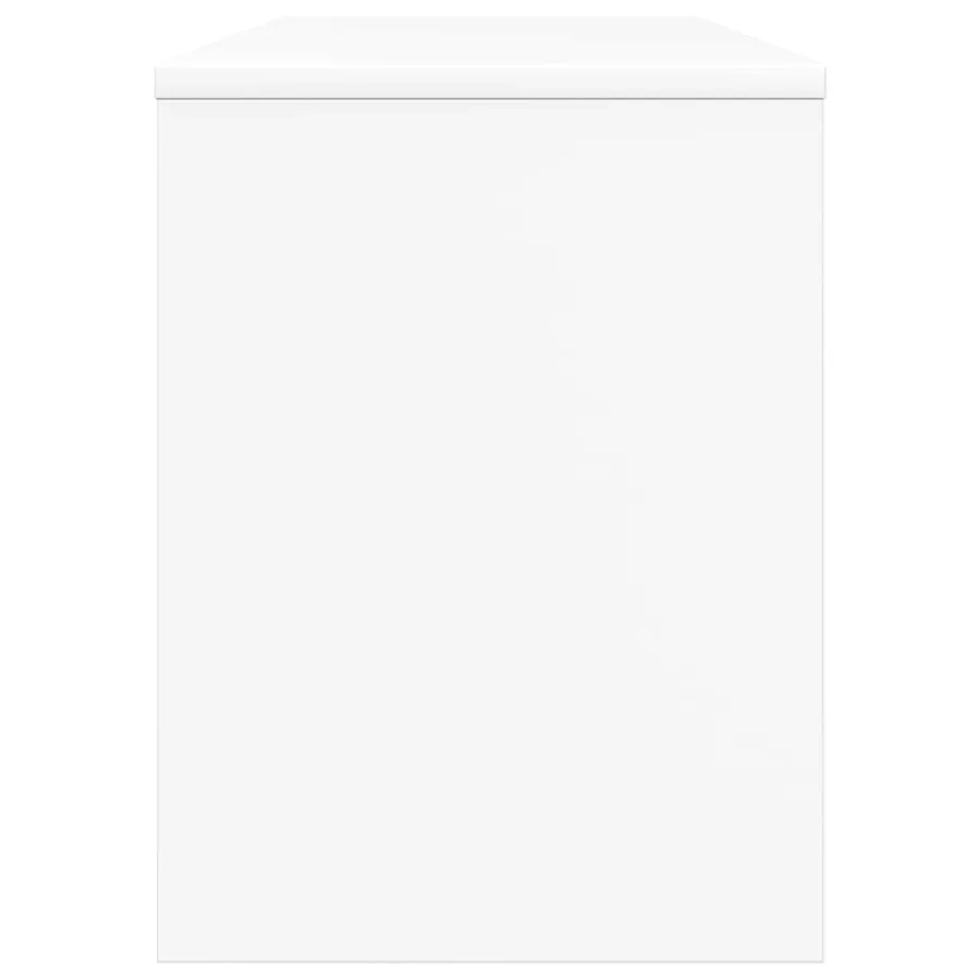 Meuble TV Blanc 100 x 30 x 40 cm Bois d'ingénierie - 6