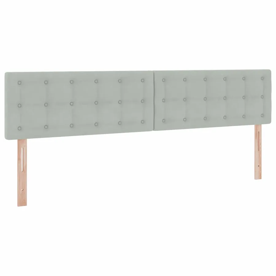 Lit de rangement LED avec matelas Gris clair 200 x 200 cm - 10