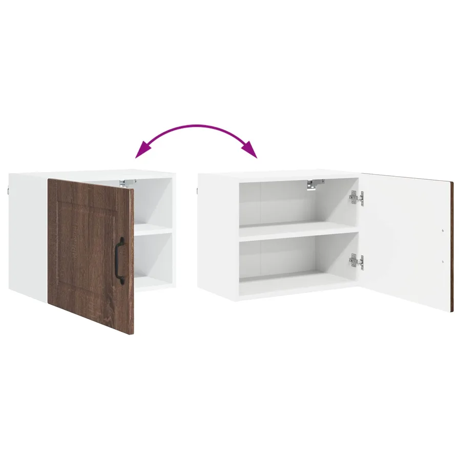 Meuble mural PORTO 2 pcs Chêne brun 50 x 31 x 40 cm - 11