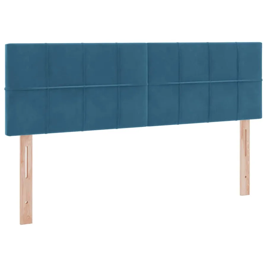 Lit de rangement LED avec matelas Bleu foncé 140 x 190 cm - 10
