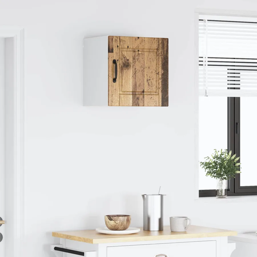 Meuble mural PORTO Bois ancien 40 x 31 x 40 cm - 4