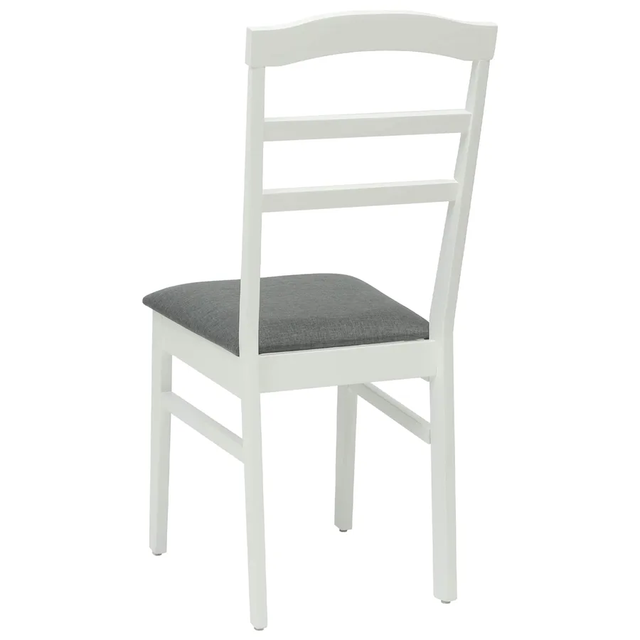 Chaise de salle à manger 2 pcs Blanc et Gris - 7