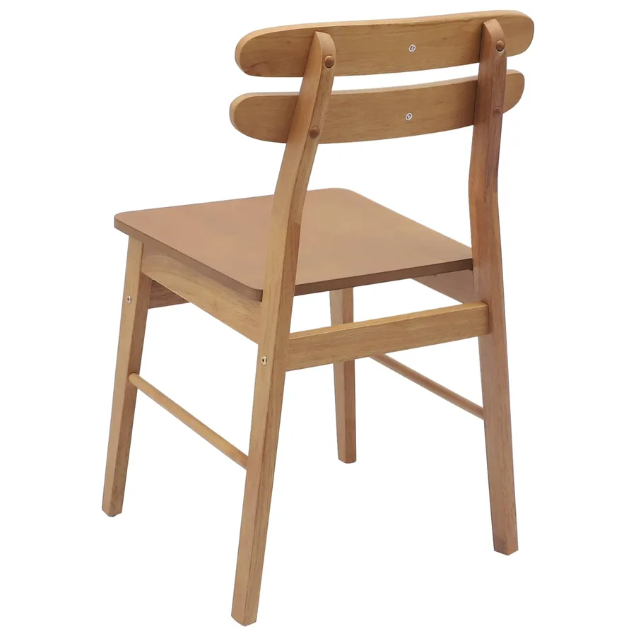 Chaise de salle à manger 2 pcs Naturel - 7
