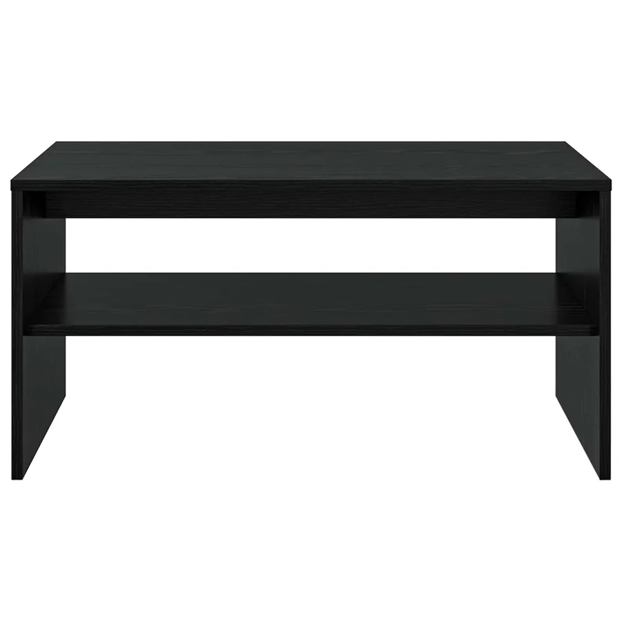 Table basse Chêne noir 80 x 50 x 40 cm Bois d'ingénierie - 5