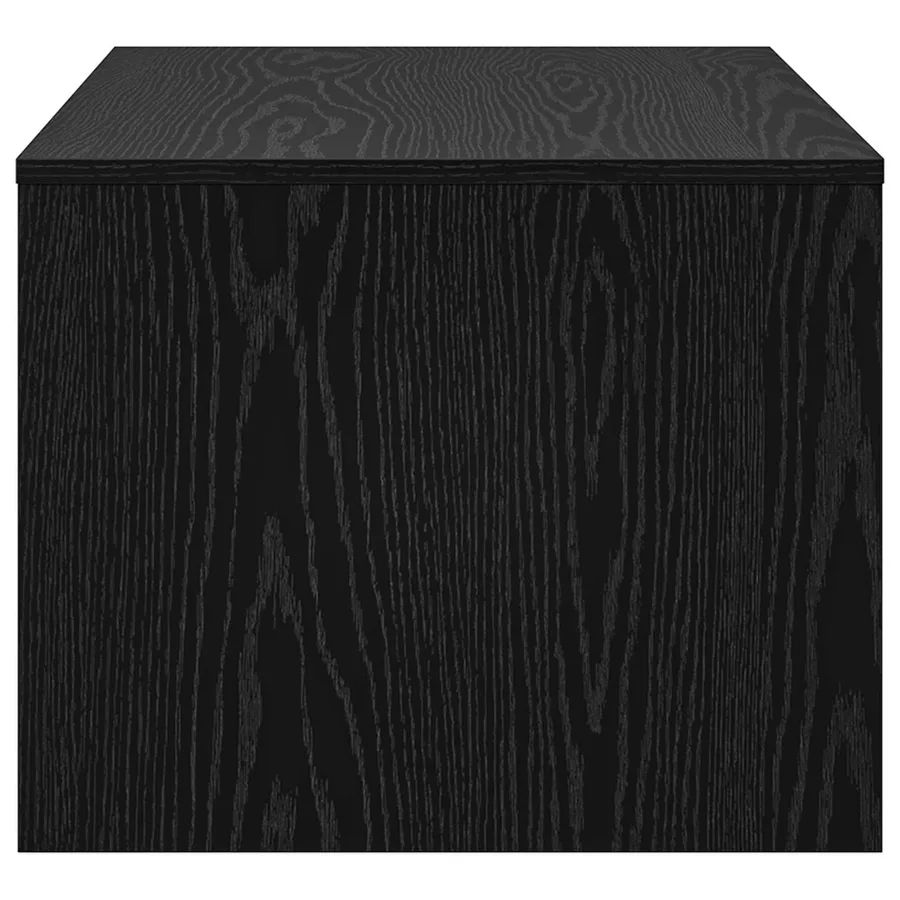 Table basse Chêne noir 80 x 50 x 40 cm Bois d'ingénierie - 6