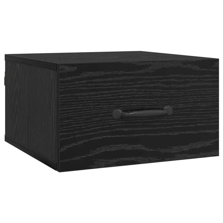 Cabinet de chevet Chêne noir 35 x 35 x 20 cm Bois d'ingénierie - 2