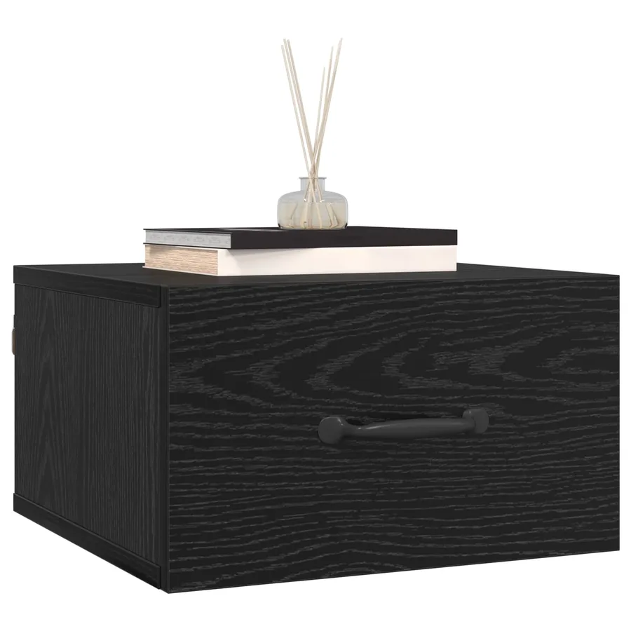 Cabinet de chevet Chêne noir 35 x 35 x 20 cm Bois d'ingénierie - 3