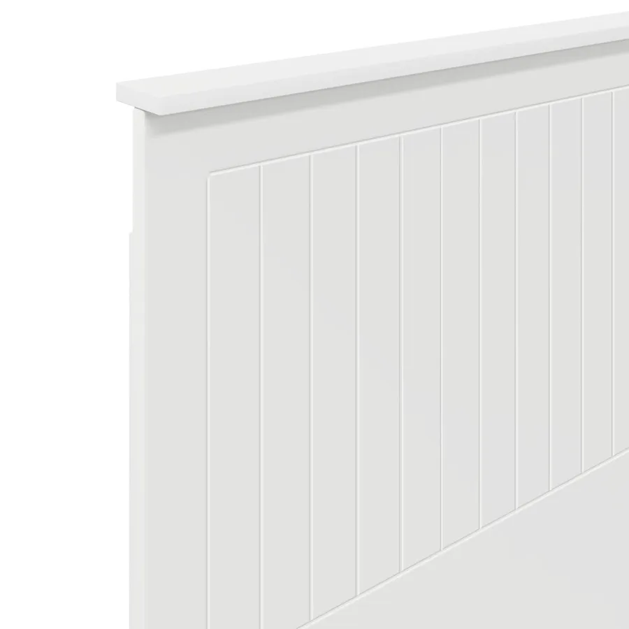 Tête de lit Blanc Bois d'ingénierie - 7