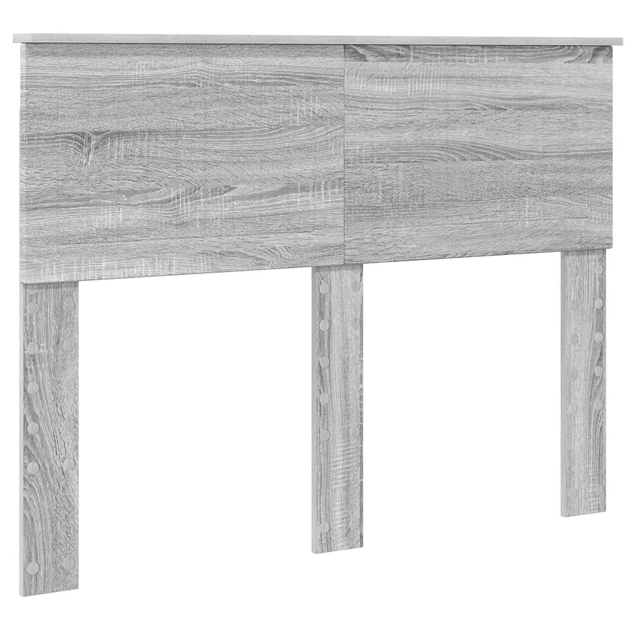 Cadre de lit Gris Sonoma 135 x 190 cm Pin massif - 6