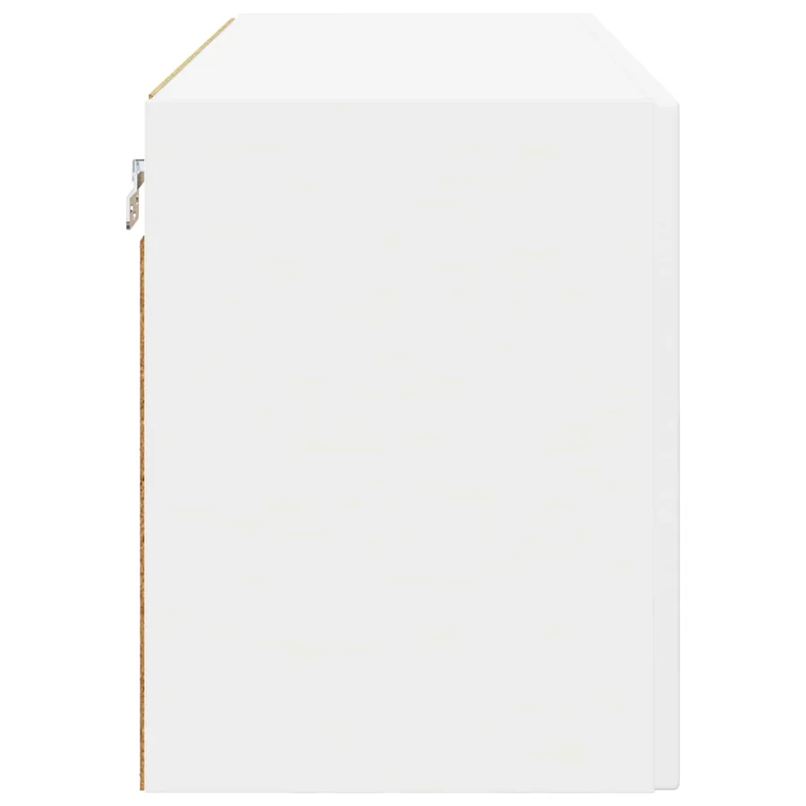 Cabinet en verre mural PORTO Blanc 80 x 31 x 40 cm - 7