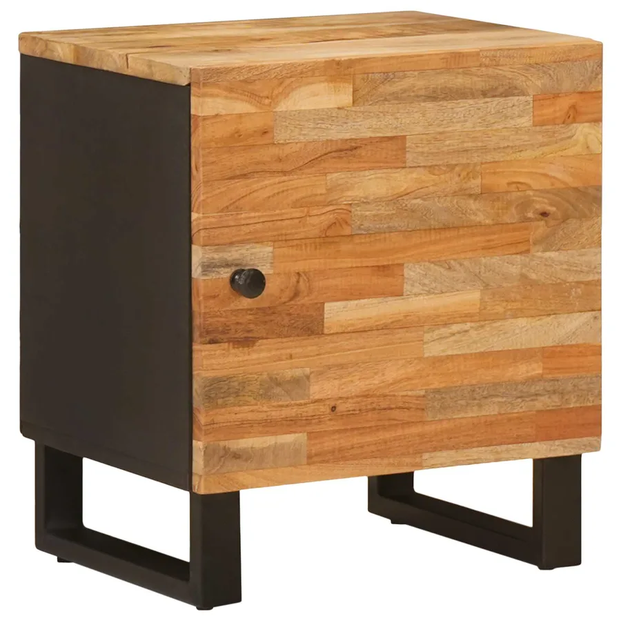 Cabinet de chevet 2 pcs Marron 40 x 33 x 46 cm - 2