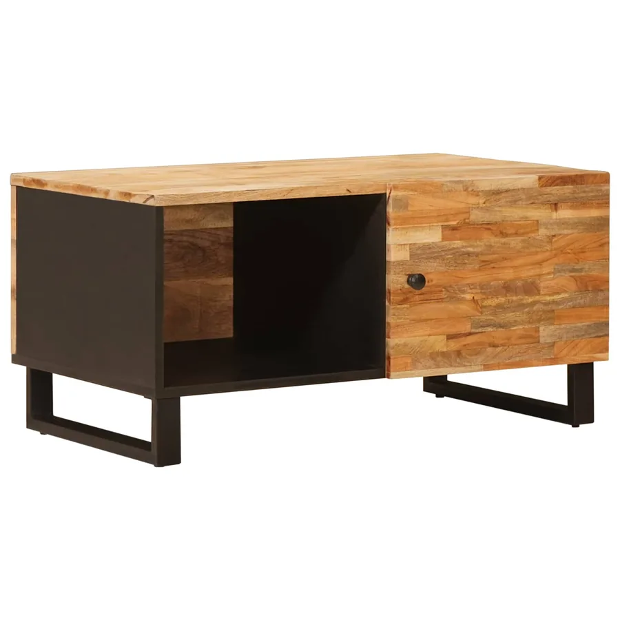Table basse Marron 80 x 50 x 40 cm Bois de mangue massif