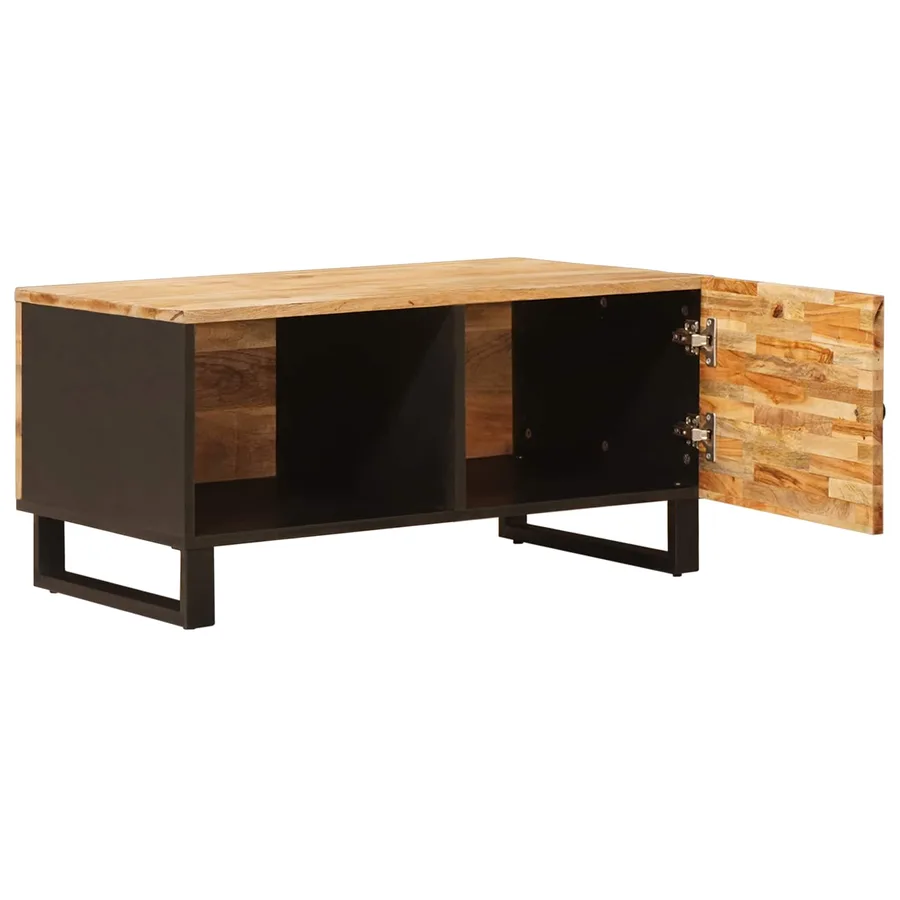 Table basse Marron 80 x 50 x 40 cm Bois de mangue massif - 2