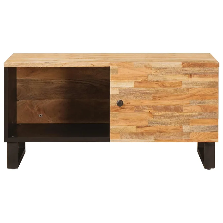 Table basse Marron 80 x 50 x 40 cm Bois de mangue massif - 3