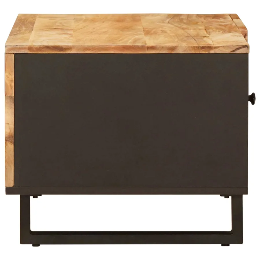 Table basse Marron 80 x 50 x 40 cm Bois de mangue massif - 4