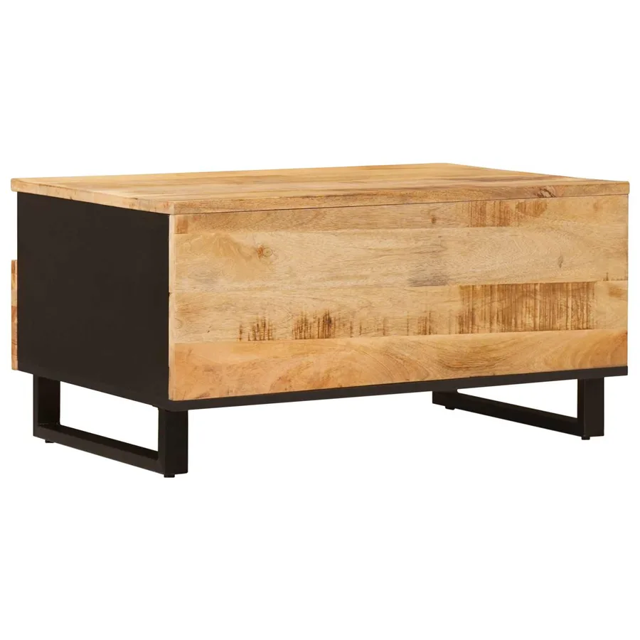 Table basse Marron 80 x 54 x 40 cm Bois de mangue massif - 5