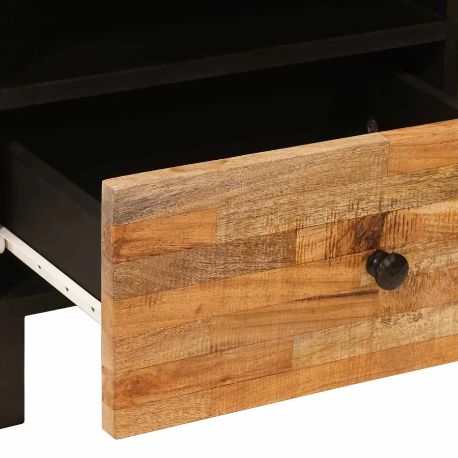 Table basse Marron 80 x 54 x 40 cm Bois de mangue massif - 7