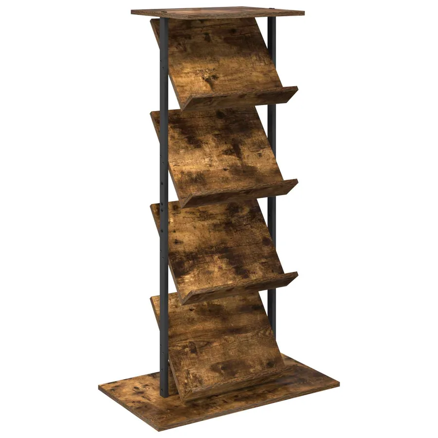 Étagère à magazines avec étagère Chêne fumé 68 x 40 x 123,5 cm - 2