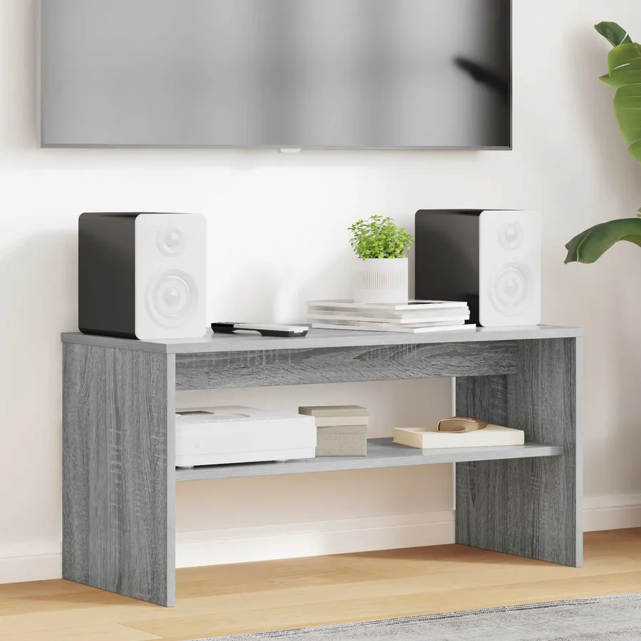 Meuble TV Gris Sonoma 80 x 35 x 40 cm Bois d'ingénierie