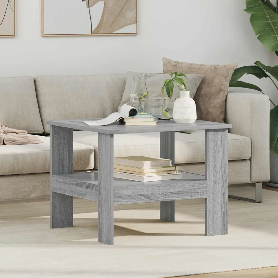 Table basse Gris Sonoma 57 x 55 x 45 cm Bois d'ingénierie
