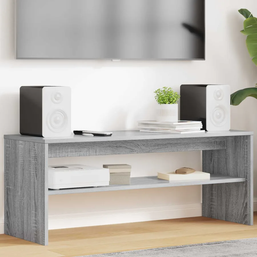 Meuble TV Gris Sonoma 100 x 35 x 40 cm Bois d'ingénierie